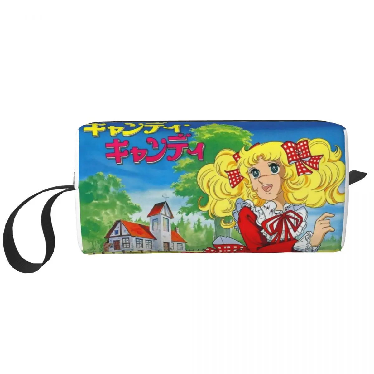 

Candy Candy Anime Cosmetic Bag for Women Makeup Bags Japanese Manga Travel Daily Toiletry Bag Organizer Storage Bag