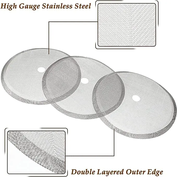 

3 шт., сетчатые фильтры для заправки чая