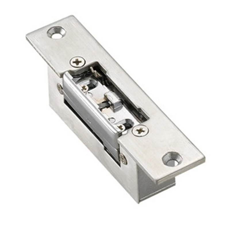 

Hot TTKK Electric Door Adjustable Lock-Tongue Secure Electric Strike Lock Door Double Unlock Mode NC/NO 12V Access Control Syste