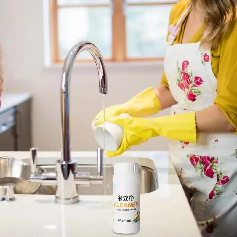 

Cleaning Powder for Grease Home Heavy Oil Cleaning Powder Stain Removal and Anti-Rust Kitchen Cleaning Tool for Faucets supplies