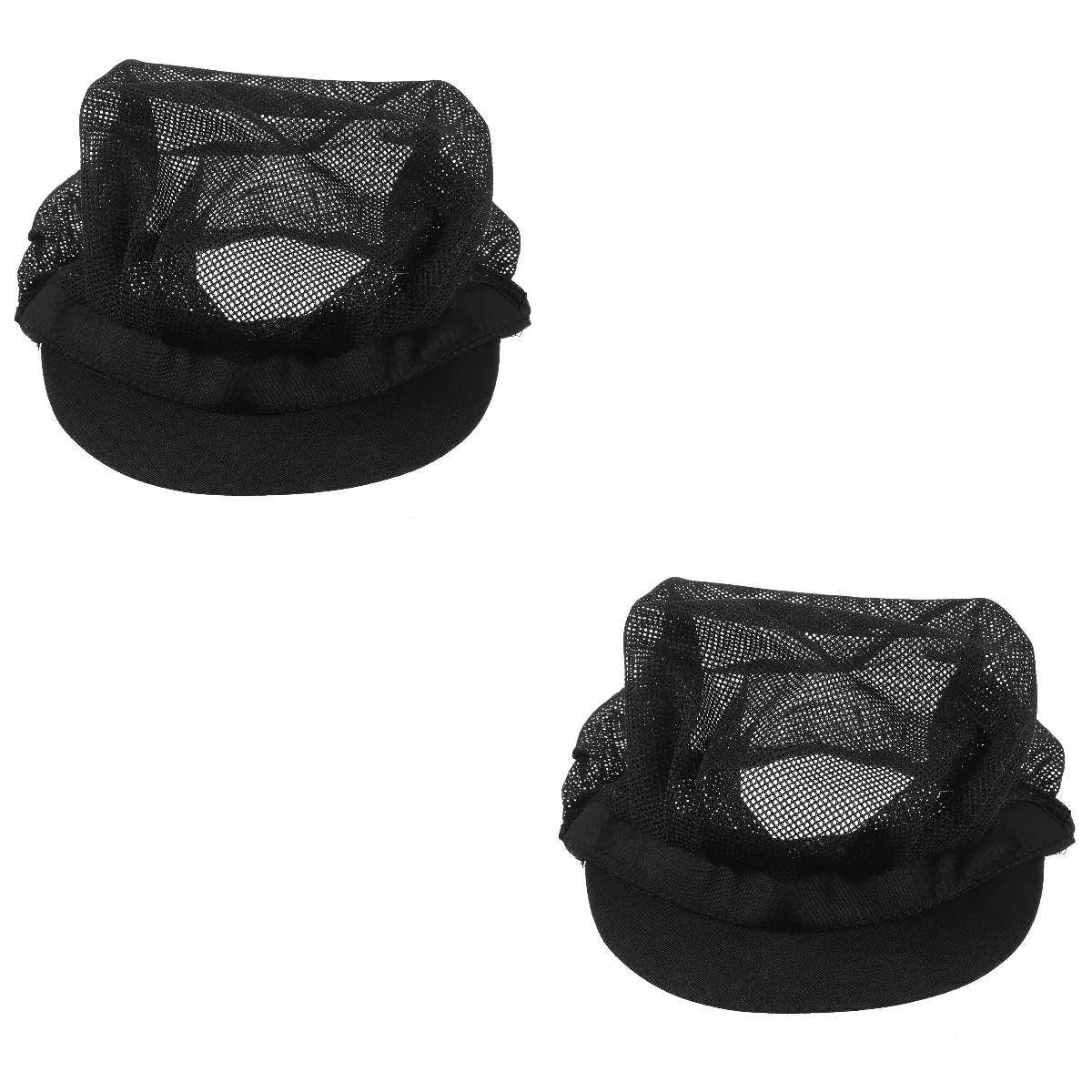 

2 Count Mesh Chef Hat Reusable Men Bonnet Fashion Cooks Uniform Kitchen Serving Cotton Household Supply Miss Adjustable Hats