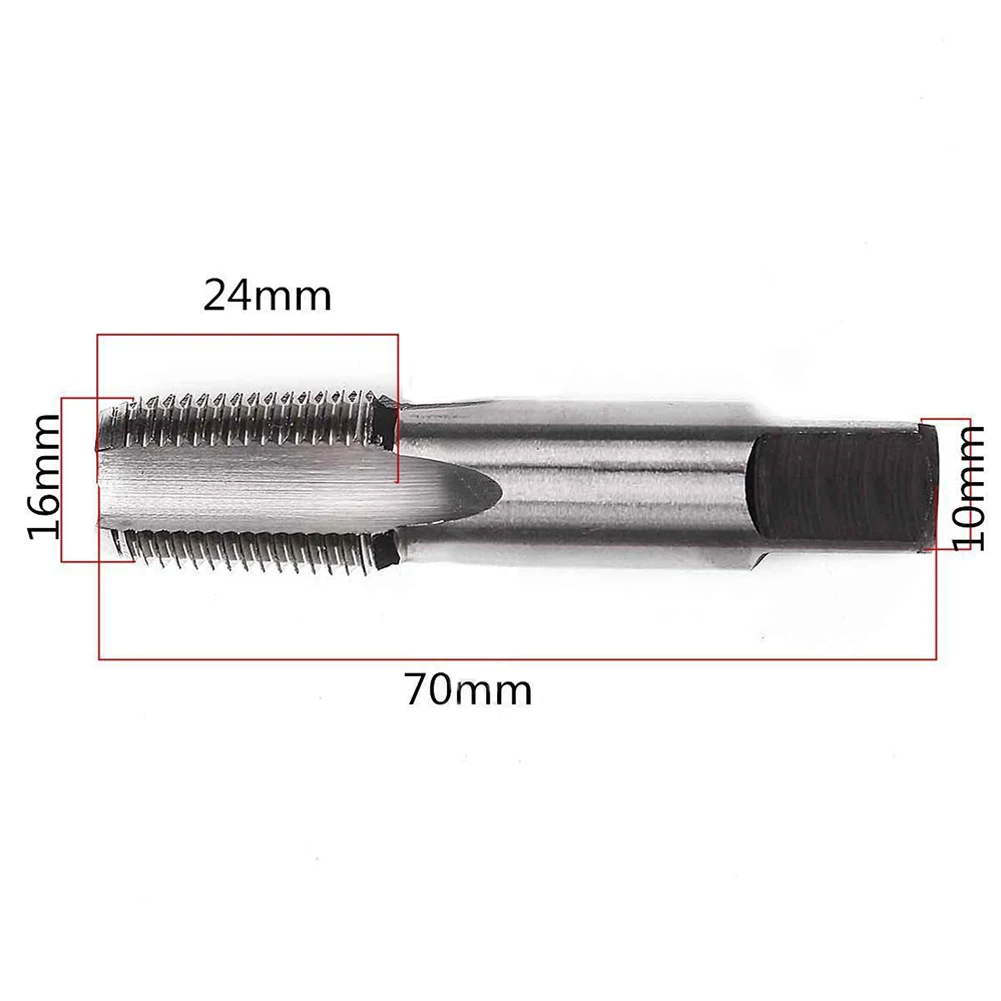 

High Speed Steel Screw Threaded Tap 3/8-18 NPT Taper Pipe Tap For Cutting Pipes Internal Threads Maintenance Repair Hand Tools