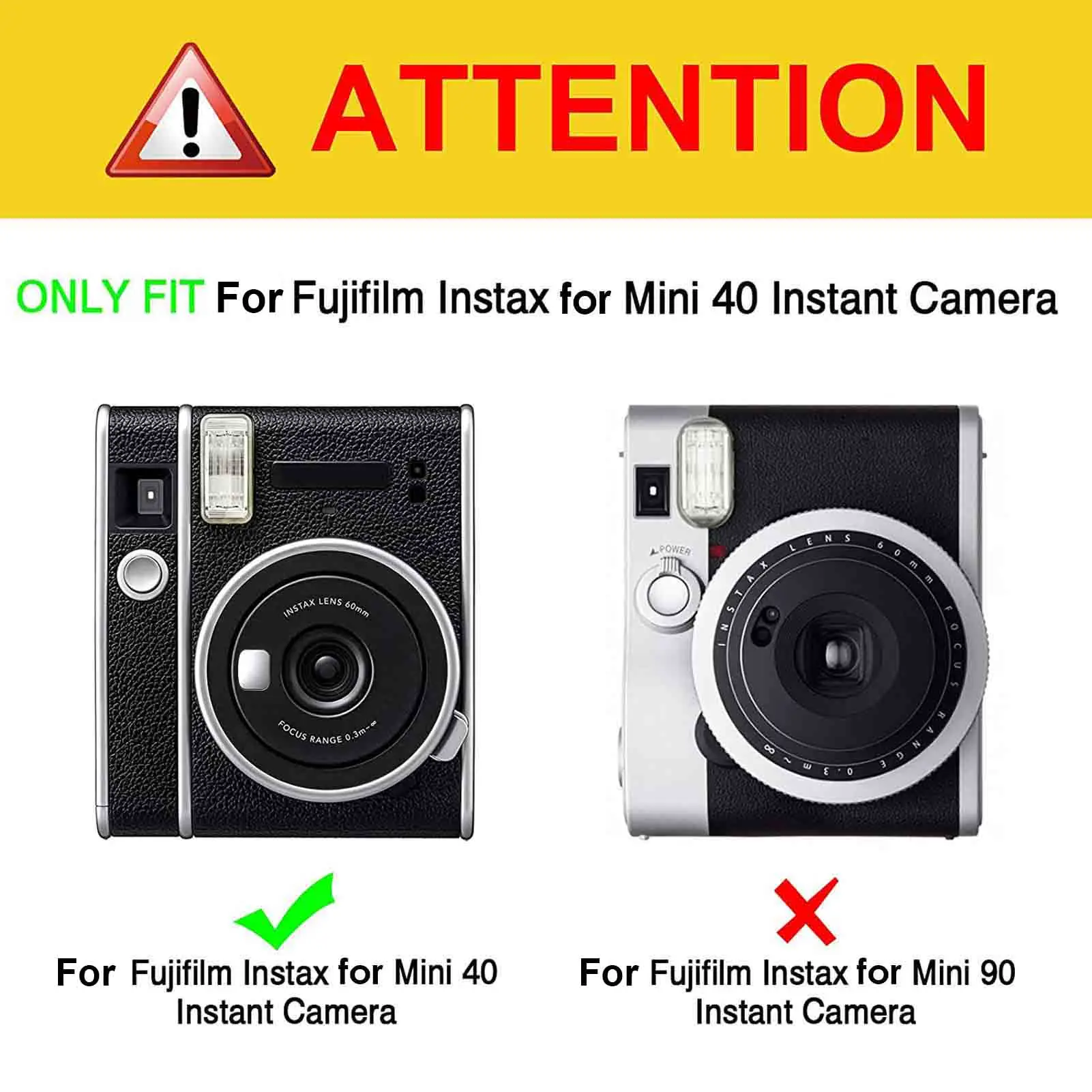 Чехол для мгновенной камеры Instax Mini 40