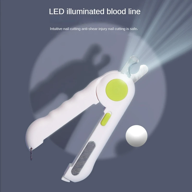 

Led Nail Clipper For Dogs Beauty and Cleaning Products Cat Nail Sharpener Pet Blood Prevention Lighting Cats Dog Animals Home