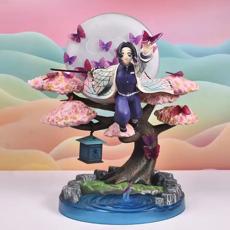 

31cm Demon Slayer Figure Kochou Shinobu Flying Posture Anime Action Figure Original Christmas decoration Collection Doll Toys