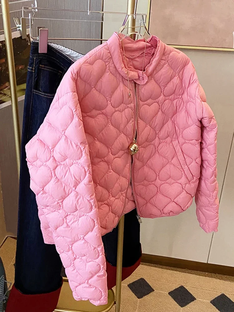 

2023 Lightweight Cotton Padded Jackets Women Autumn Ultralight Quilted Coat Puffer Jacket Women Warm Winter Down Coats