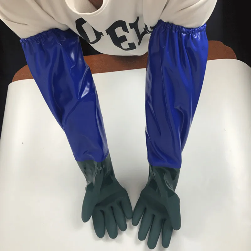 

Маслостойкие, скользящие, водонепроницаемые, кашемировые, стандартные зимние перчатки, длина около 70 см