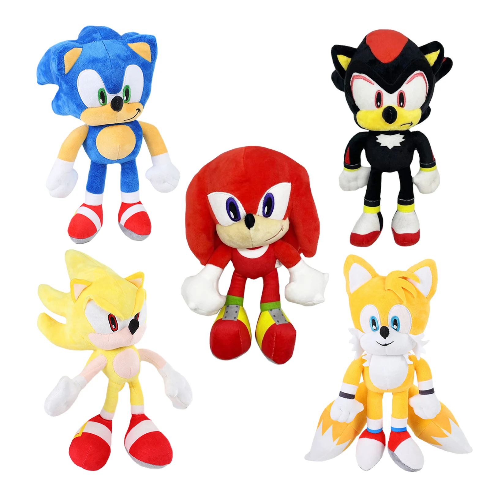 

11.8in Hedgehog Plush Toy Rouge Plush Toy Figure Classic Game Character Doll Toy for Fans Collection Christmas Graduation Gifts