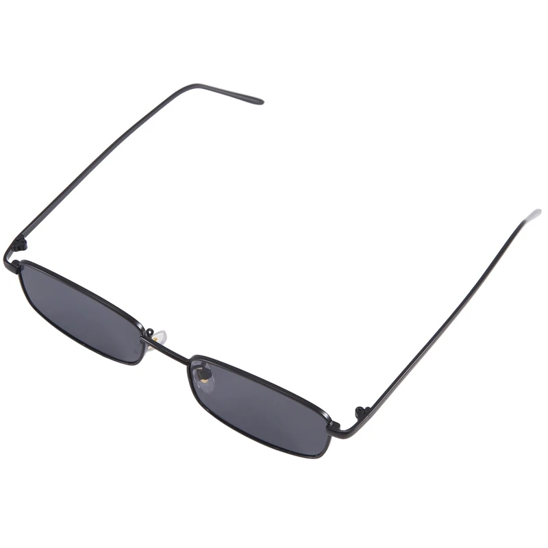 Винтажные солнцезащитные очки для женщин и мужчин прямоугольные маленькие в