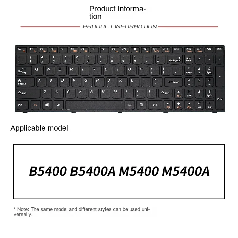 Замените костюм для клавиатуры ноутбука Lenovo B5400 B5400A-IFI B5400A-ITH M5400/M5400A/M5400AT