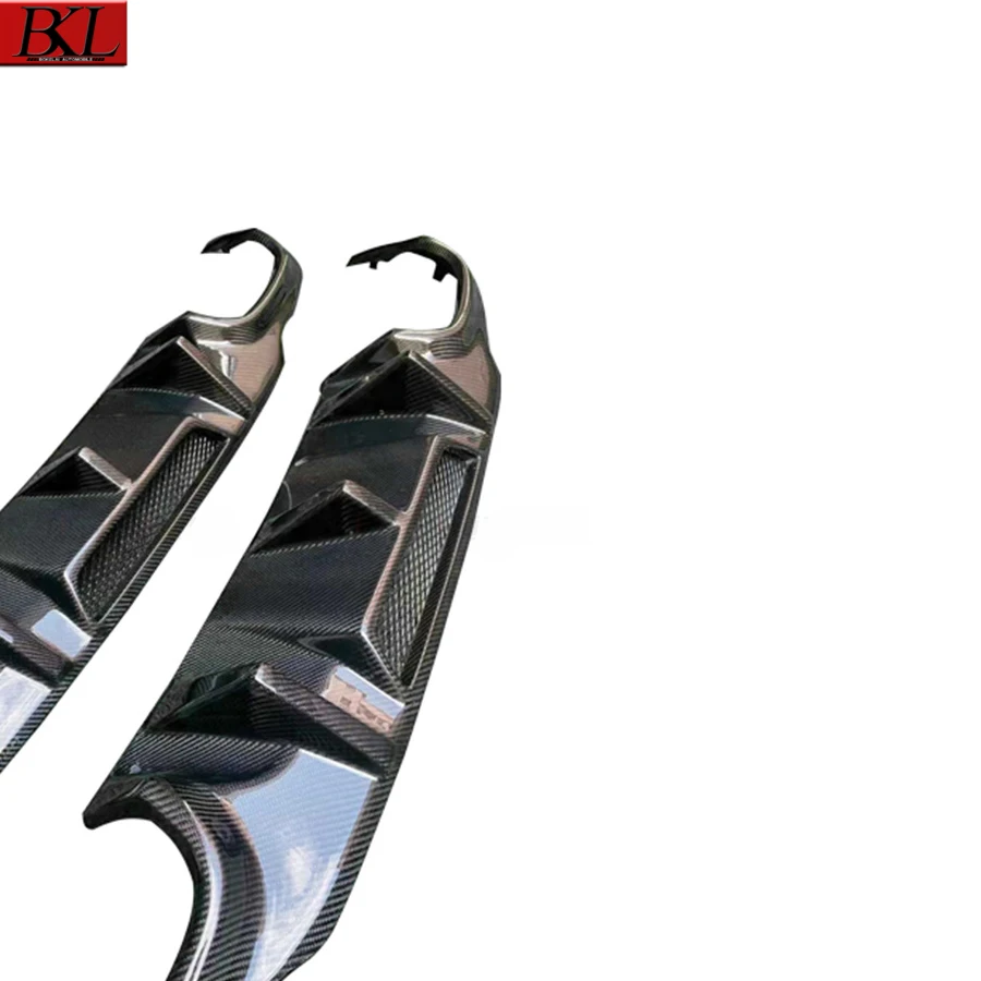 Для Mercedes Benz C Class W204 C63 C43 C200 C260 12-14 автомобильный задний бампер из углеродного