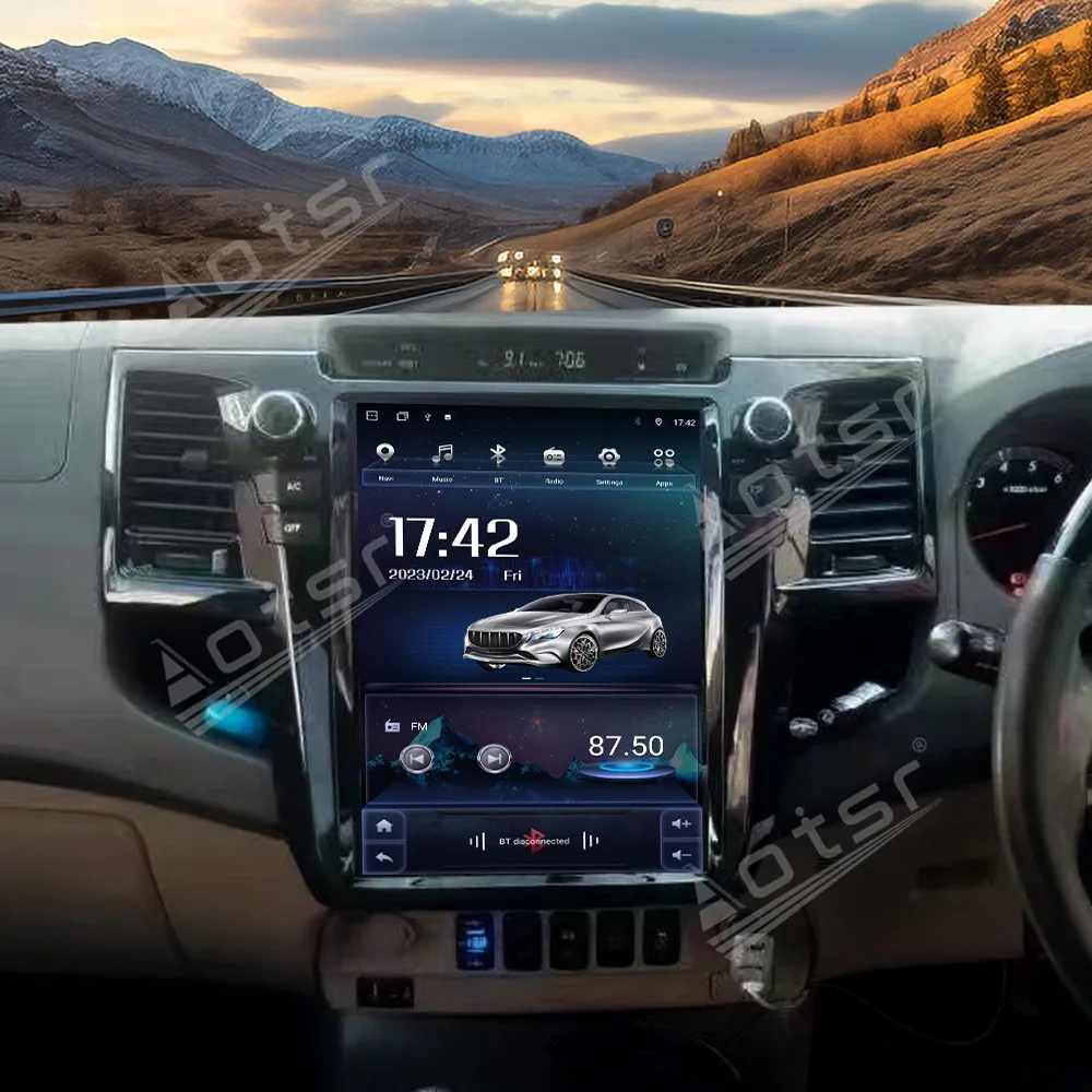 Автомобильный мультимедийный автомобильный плеер для Toyota Runner 2013 2014 2015 2016 Android