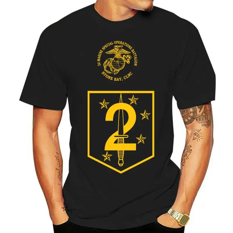 

2022 Fashion Hot sale Marine Corps 2d Marine Security Operations Battalion Camp Lejeune USMC t-shirt Tee shirt