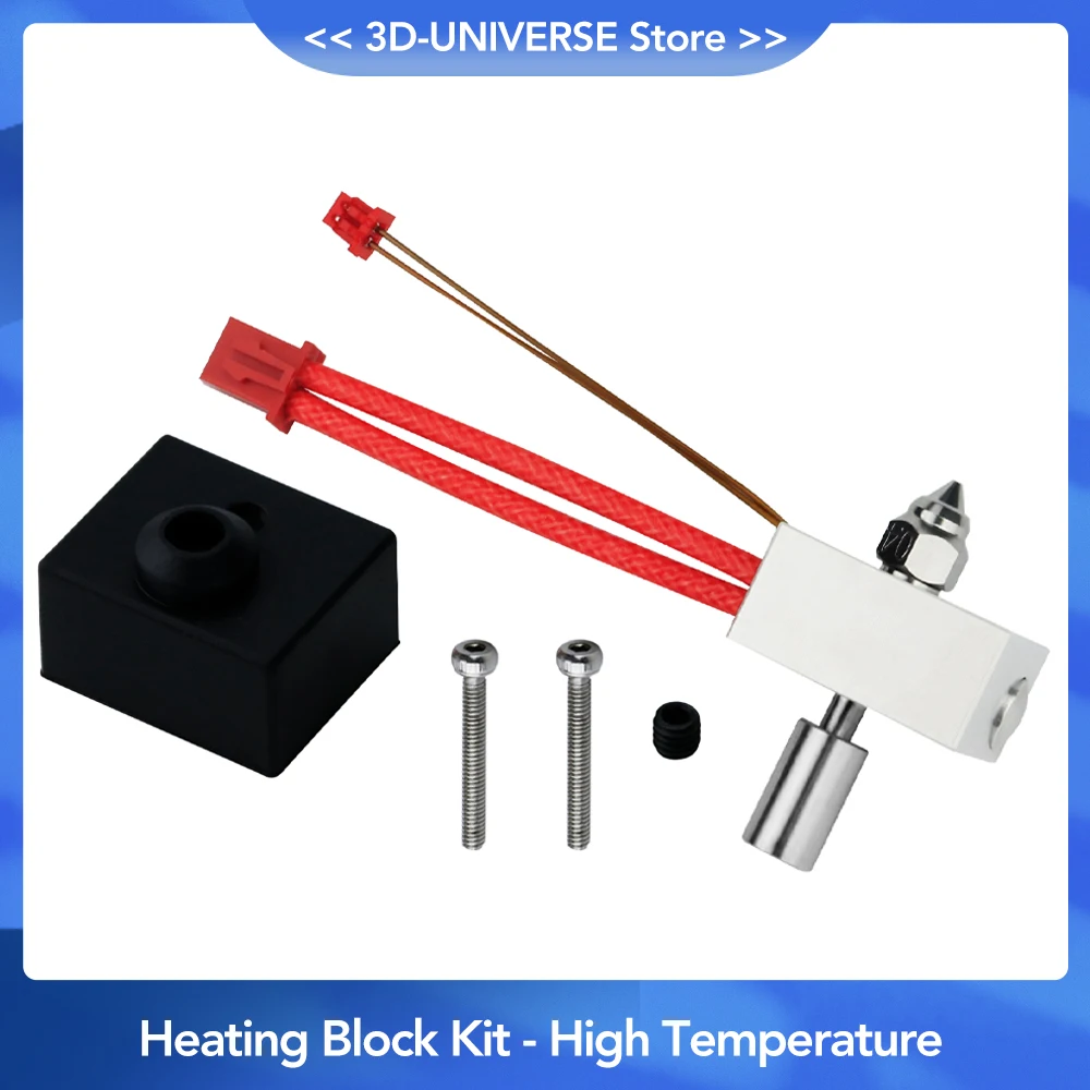 CREALITY High Temperature (300℃) Heating Block Kit Customized For Ender-3 S1 CR-10 Smart Pro Printer Equipped Sprite Extruder CREALITY High Temperature (300℃) Heating Block Kit Customized For Ender-3 S1 CR-10 Smart Pro Printer Equipped Sprite Extruder