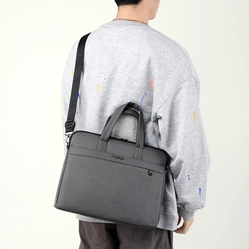 Men's Handbags Fashion Briefcases Computer Bags Business Commuting Messenger Bags Conference Documents Bags Zipper Bags Shoulder