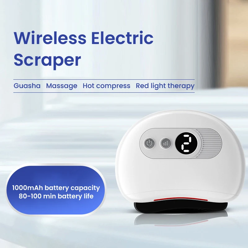 

Electric Massager Electric Scraper Guasha Scraping Board Usb Charge Massage Board Meridian Dredging Instrument For Whole Body