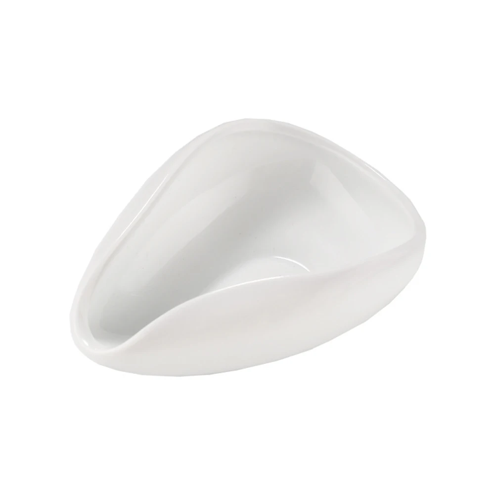 

Pottery Tea Scoops Dosing Cup Irregular Shape Pottery Pure White Rounded Tapered Spout Unique Appearance Reliable Material