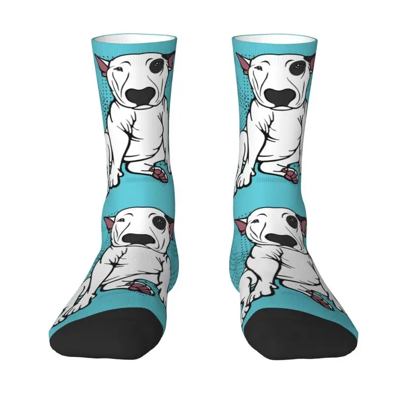 

Kawaii English Bull Terrier Socks Men Women Warm 3D Print Kawaii Cute Doge Basketball Sports Socks