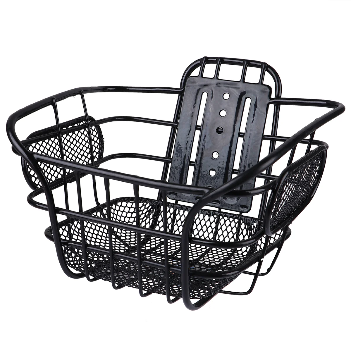 

Basket Bike Front Handlebar Hanging Accessories Lift Off Wire Mesh Cycle Mountain Storage Steel