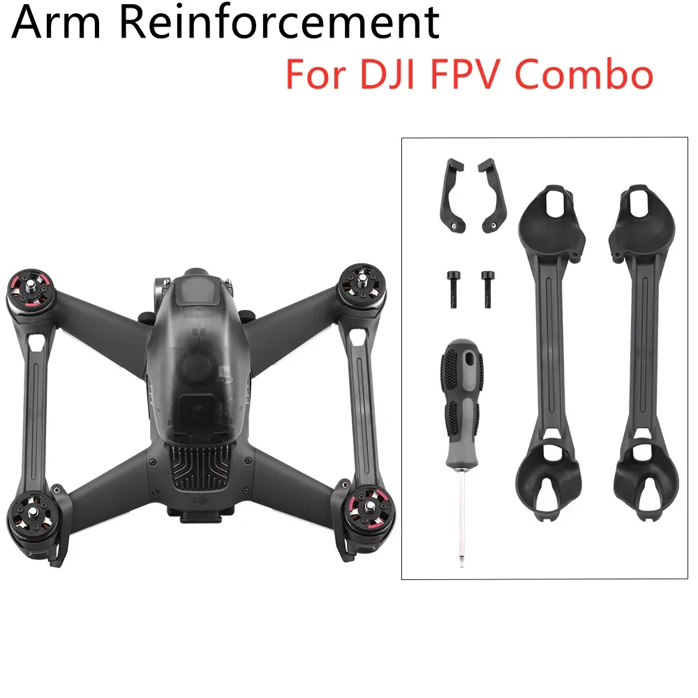 

For DJI FPV Combo Maintenance Arm Reinforcement Drone Arm Bracers Protector for DJI FPV Drone Replacement Accessories 222