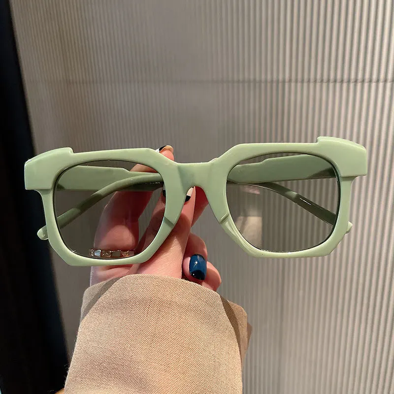 

2022 Summer New Fashion Unique Square Sunglasses Women Brand Vintage Punk Sun Glasses Female Hip Hop Shades Oculos De Sol