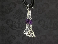 2021 trend fashion triquetra earrings celtic knot earringswiccan earringspagan jewelleryboho healing crystal jewelry