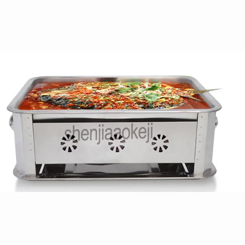 Нержавеющая сталь печь для рыбы на гриле утолщенная отеля коммерческая жаркого