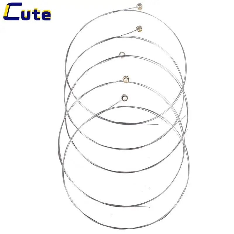 

5pcs Silver Tone Steel Strings E-1 for Acoustic Guitar String