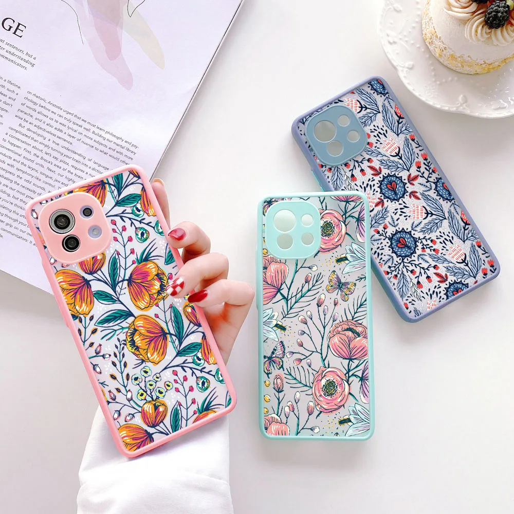 

Flower Bud Phone Case For Samsung A52S 5G A52 A53 A 53 A12 A32 A71 A72 A70 A21S A33 A73 A31 A13 A22 A50S A30S M31 A20 Case Cover