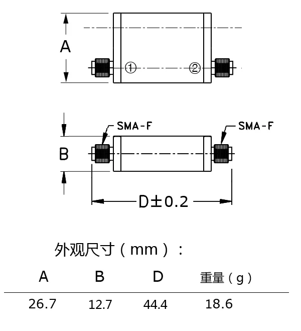 130 ~ 160MHz Band Stop Filter Cut Off 144mhz Ism Signal SMA Interface | Instrument Parts &amp Accessories