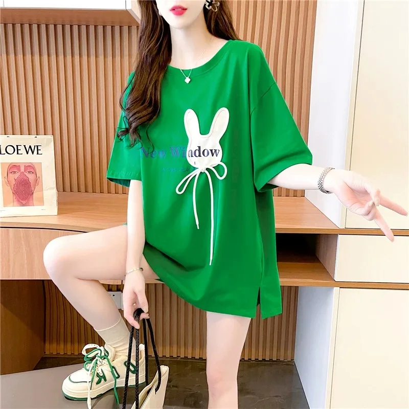 

Maternity Pregnant Baby Loading 2022 Funny Women T Shirt Girl Shirt New Mom green Big Size Clothes