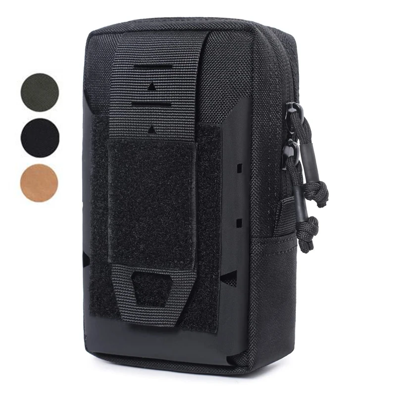

Tactical Molle Phone Pouch Compact EDC Tool Pouch Bag Utility Pouches Molle Attachment Military Medical EMT Pouch