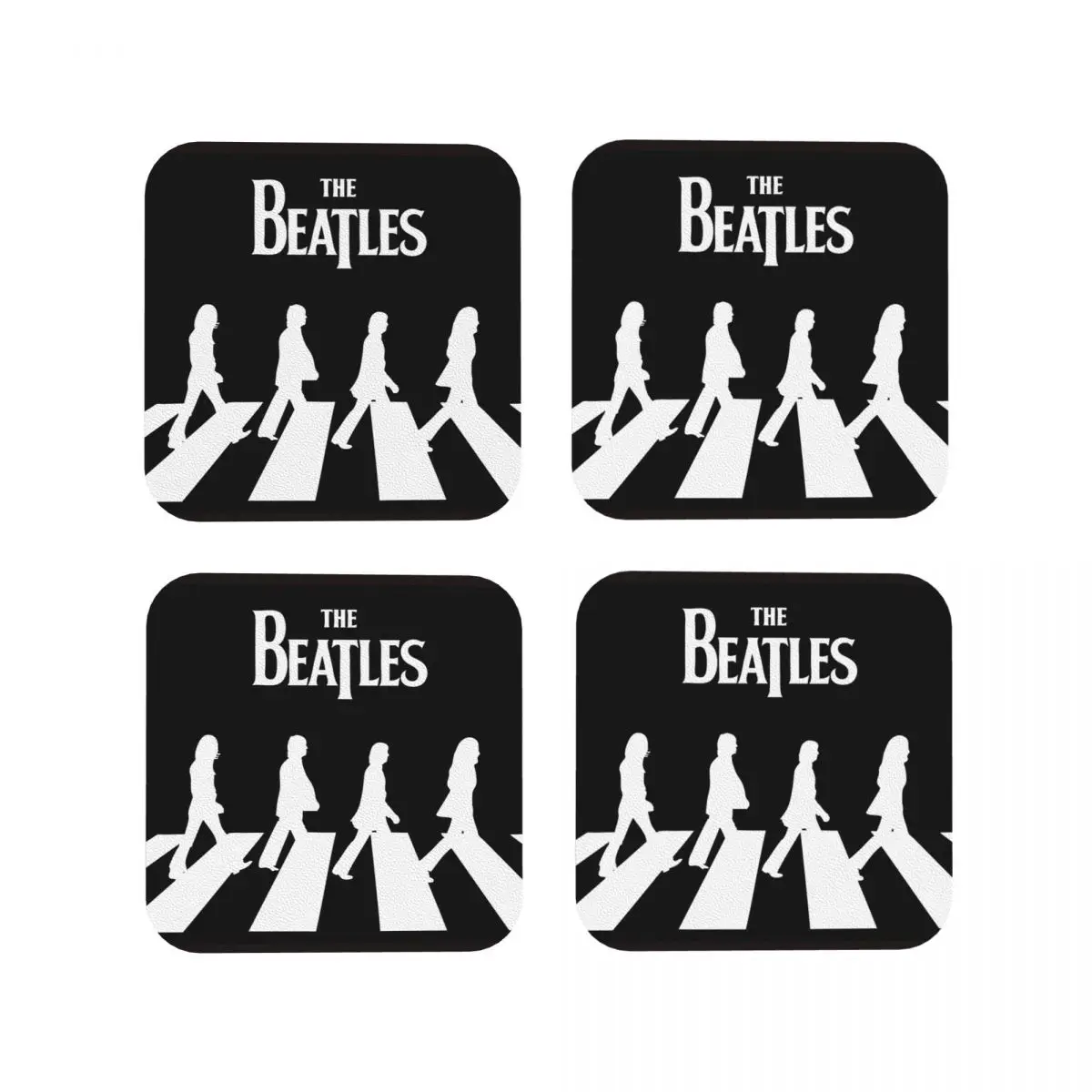 Harajuku The Beatle Memebers Art Подставки Кухонные салфетки Изоляционные коврики для чашек