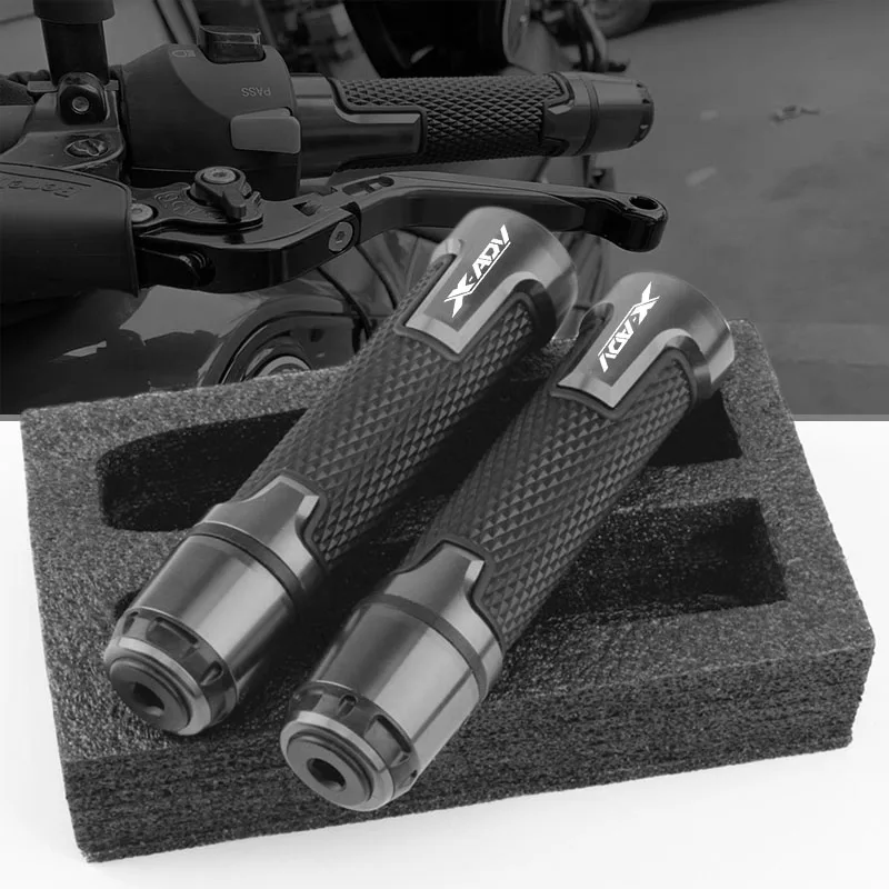 

Для HONDA XADV750 X-ADV750 XADV 2017 2018 мотоцикла 7/8 дюйма 22 мм алюминиевые резиновые ручки для руля заглушки руля