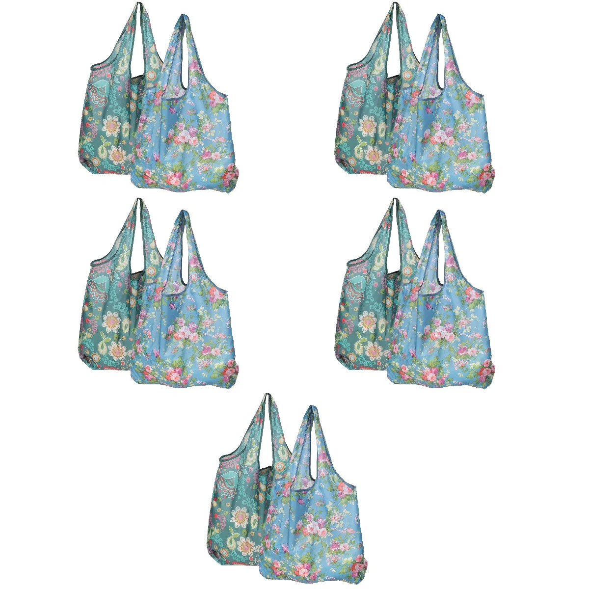 

10 Foldable Grocery Large Shopping Foldable Shopping Large Capacity Grocery