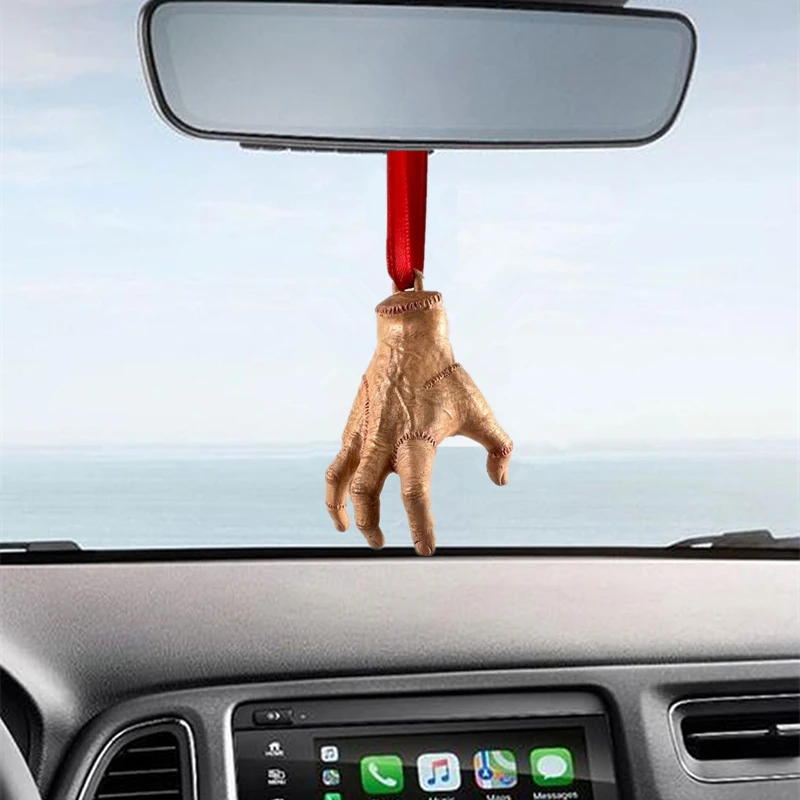 

Украшение интерьера автомобиля, индивидуальная подвеска в среду, ручка из семейной фотографии Аддамс