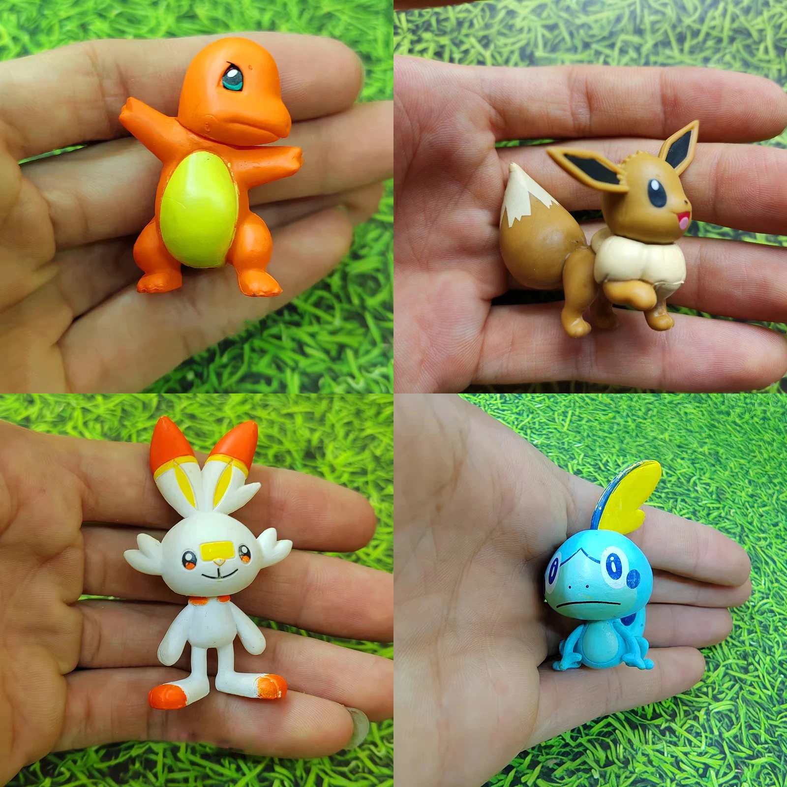 Pokemon Eevee Sobble Charmander Bulbasaur аниме фигурка модель куклы игрушки ПВХ действие сборная