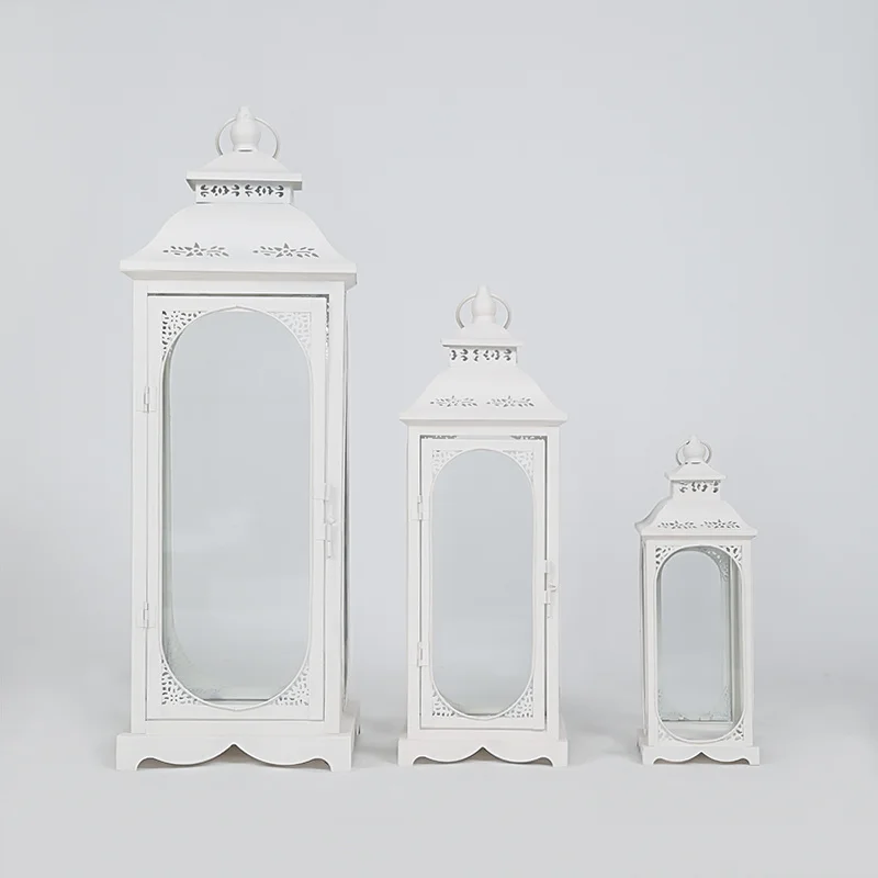 

Wedding Windbreak Candle Iron Candlestick Large Candle Holders Nordic Christmas Courtyard Portavelas New Year Candle Holder