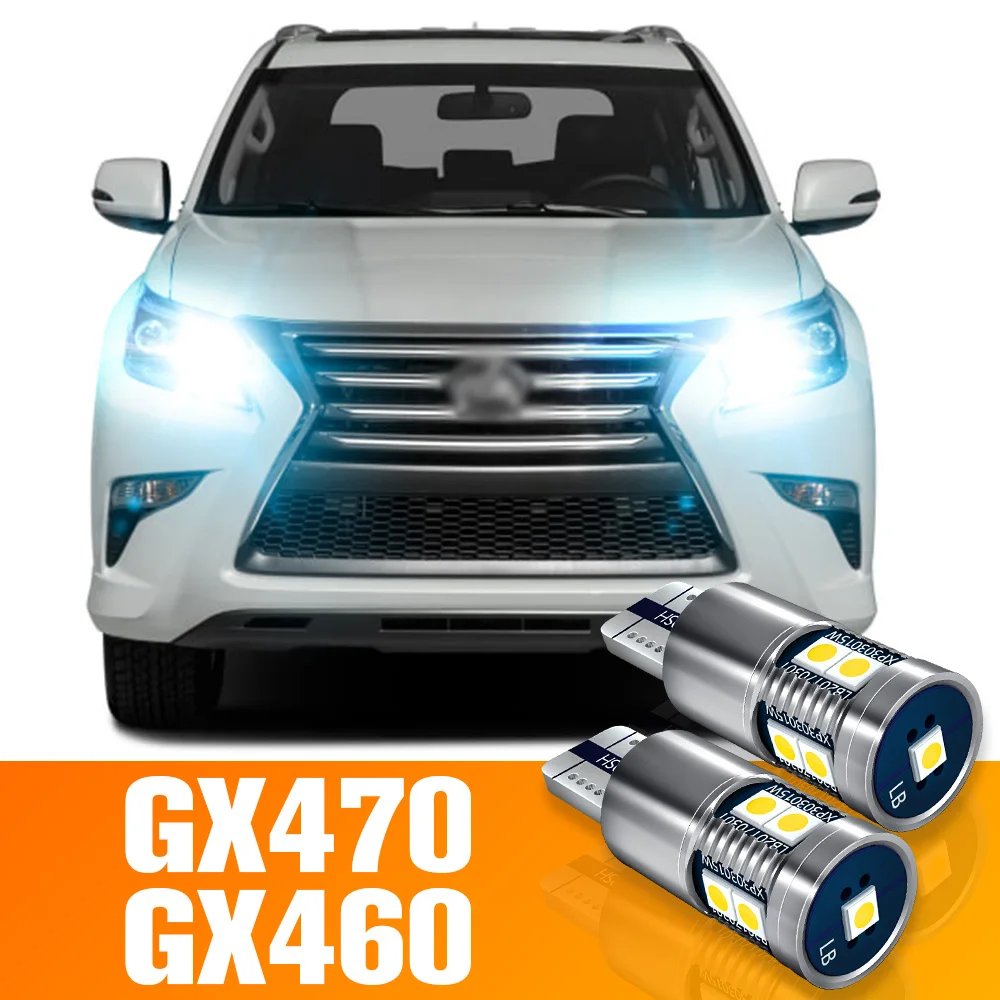 

2pcs LED Parking Light Clearance Bulb Accessories For Lexus GX470 GX460 2003 2004 2005 2006 2007 2008 2009 2011 2012 2013