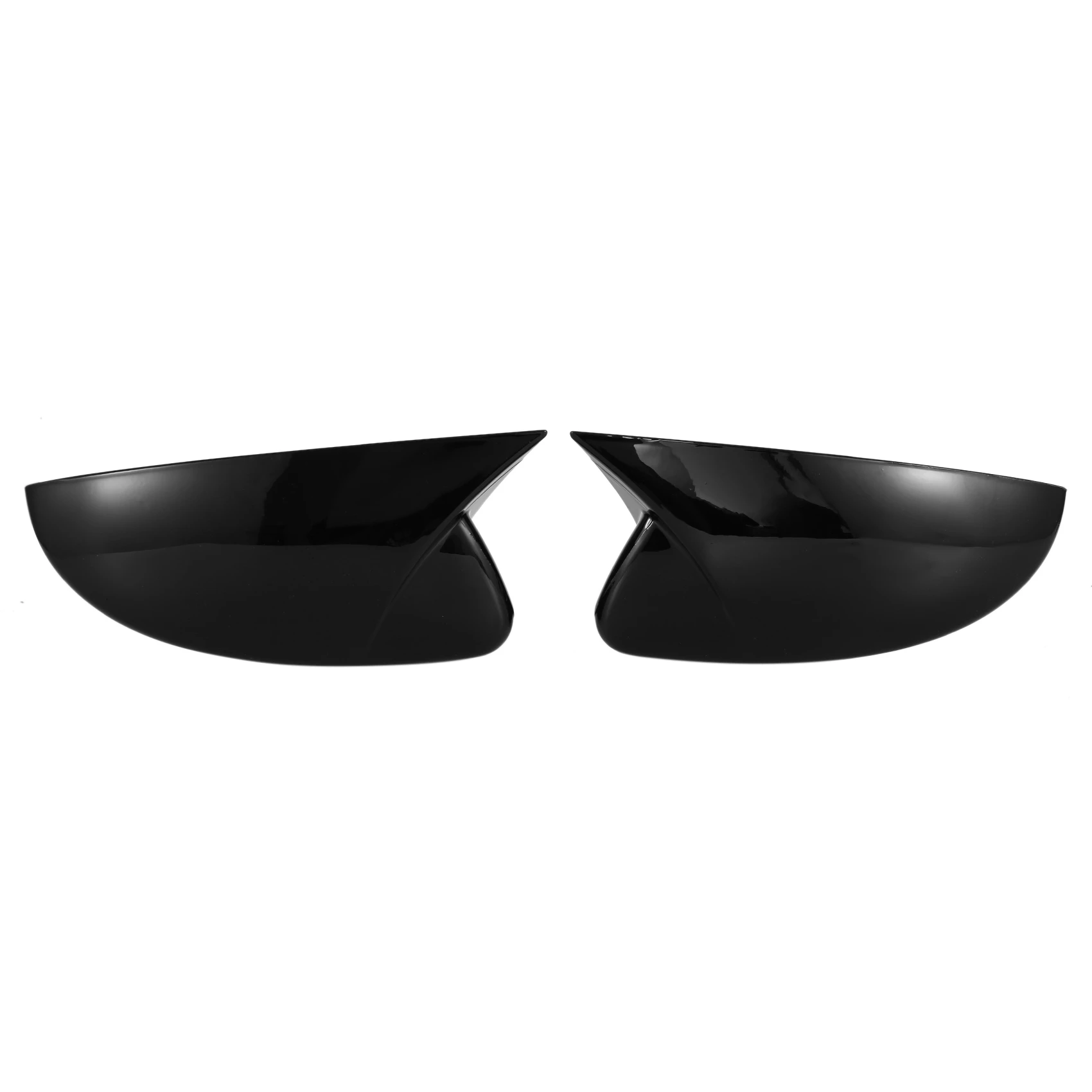 

Car Glossy Black Ox Horn Rearview Side Glass Mirror Cover Trim Frame Side Mirror Caps for Skoda Octavia 2018-2020