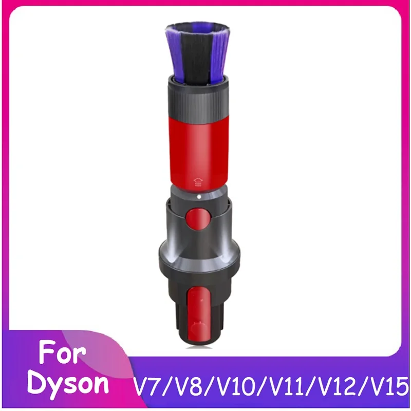 

Пылесос для Dyson V7 V8 V10 V11 V12 V15, автоматическая очистка, светодиодная подсветка, бесследная щетка для пыли, щелевые насадки