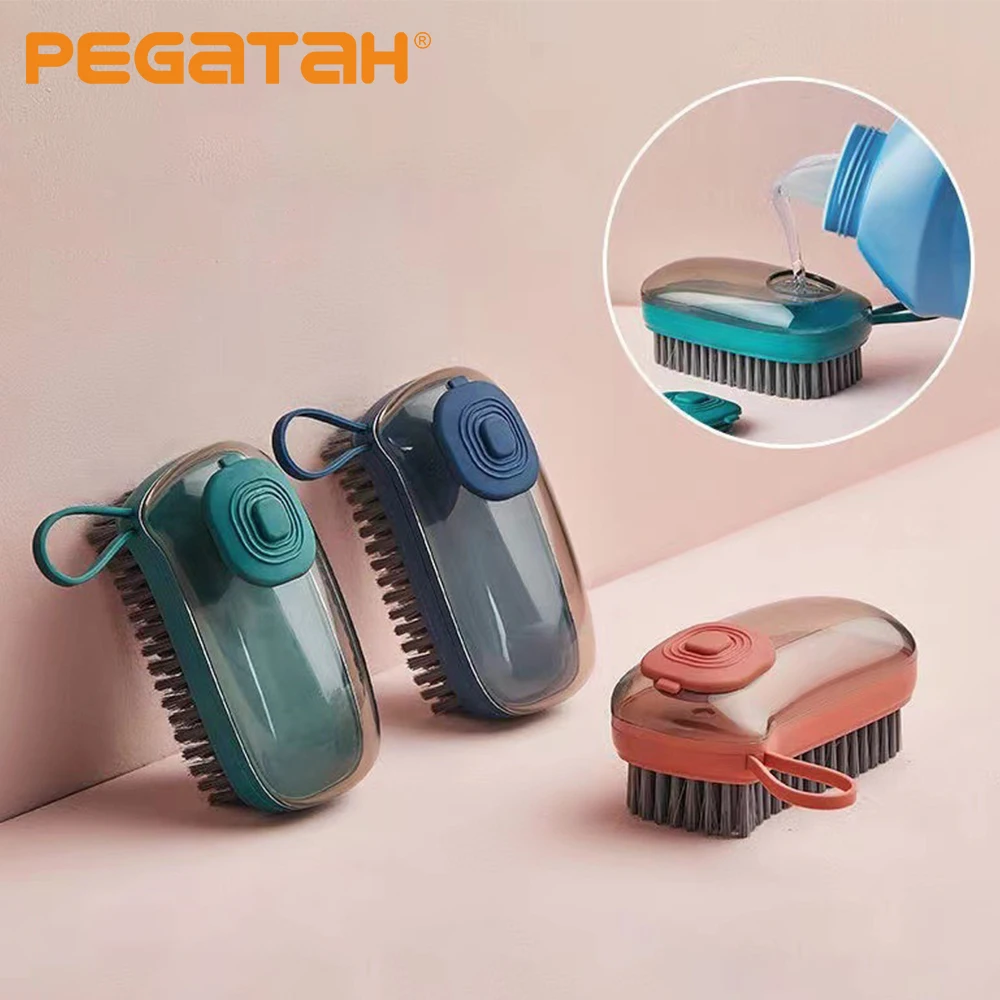 

Shoe Brush Multifunctional Liquid Cleaning Brush Automatic Soft Brush Shoe Artifact Shoe Laundry Brush Household Cleaning tools