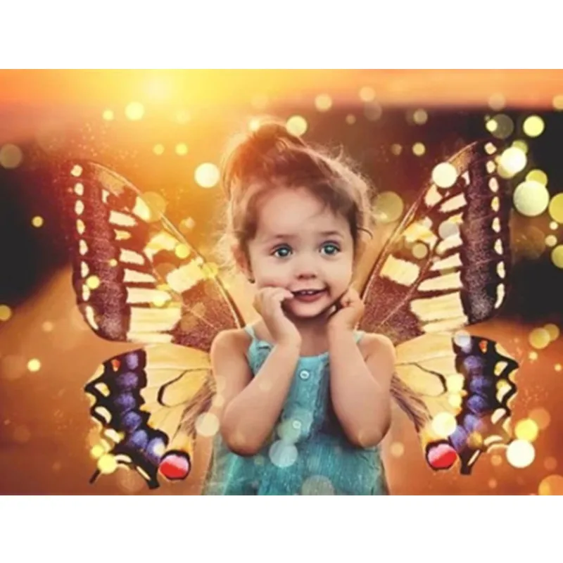 

Алмазная живопись, мультфильм, сказочный эльф, 5d, мозаика «сделай сам», полностью квадратная, круглая, сверло, Алмаз Стразы, алмазная вышивка...