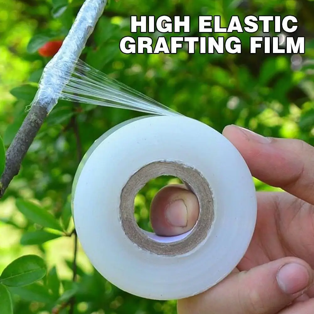 

Grafting Tape Film Self-adhesive Garden Tree Plants Seedlings Accessories Tool Vine Grafting Stretchable Tomato K3x1