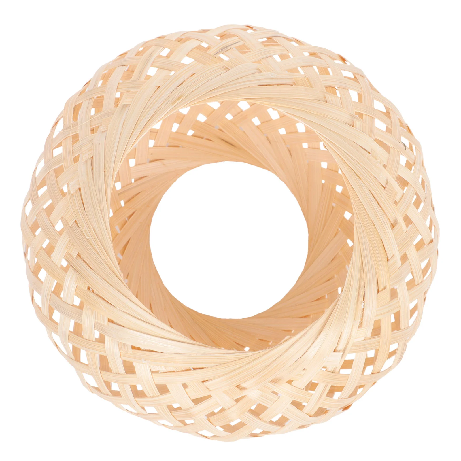 

Lampshade Cover Decor Retro Hanging Chandelier Dust-proof Ornament Creative Bamboo Weaving Simple Astetic Room
