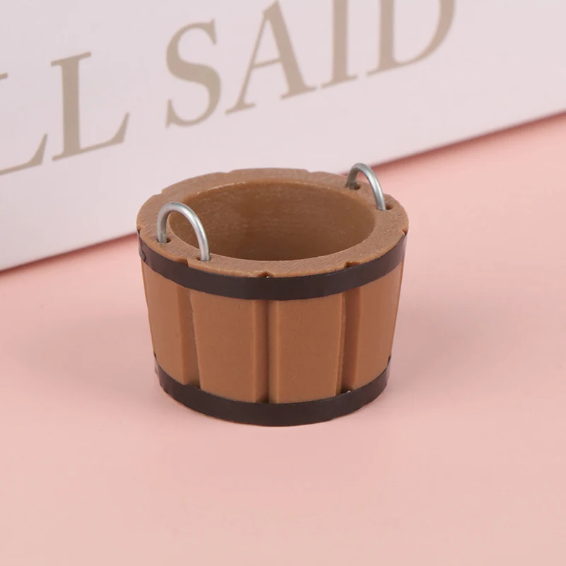 

1Pcs Dollhouse Miniature Furniture Bucket Model DIY Accessories Scene Model