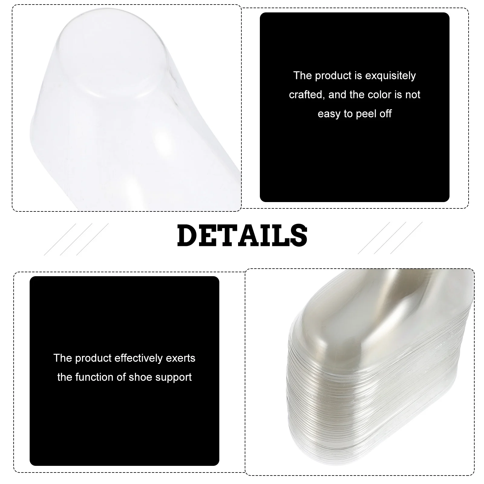 40 шт. манекен для носков прозрачная обувь дерево подставка обуви малышей носилки