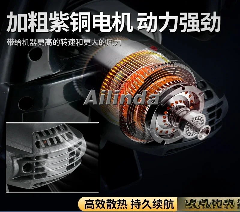 Hair dryer high power industrial small blower 220v powerful computer soot blowing dust collector household vacuum cleaner