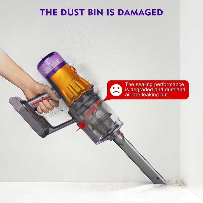 Контейнер для пыли Dyson V12 SV18 SV20 цифровой контейнер пылесоса Slim/V10 запасная Деталь