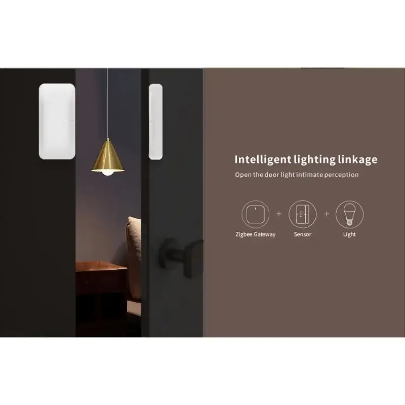Датчик двери Zigbee2MQTT датчик окна умного дома работает с домашним помощником